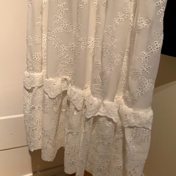 HM Maxi Dress White Lace Like New - Picture 2 of 7